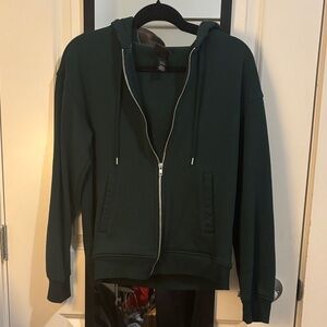 H&M Forest Green Loose Fit Jacket